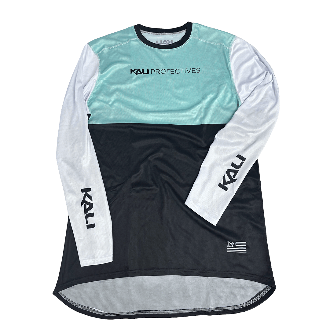 kali-podium-jersey-retro-seafoam-maillot-manches-longues-m image 1