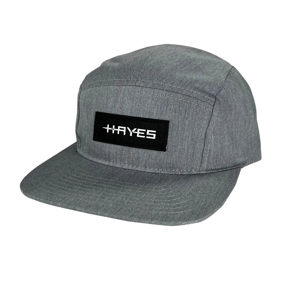 hayes-5-panel-hat-casquette-noire image 1
