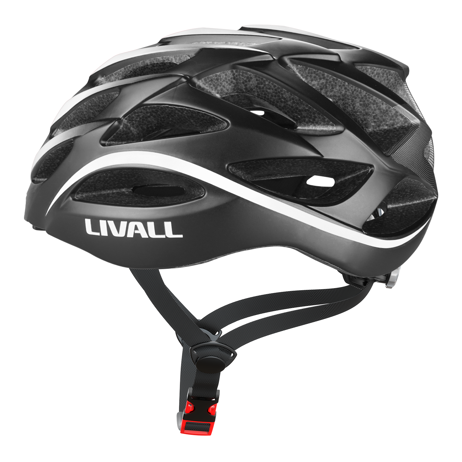 livall-bh62-neo-casque-v-lo-intelligent-noir-rouge-55-61-cm image 2