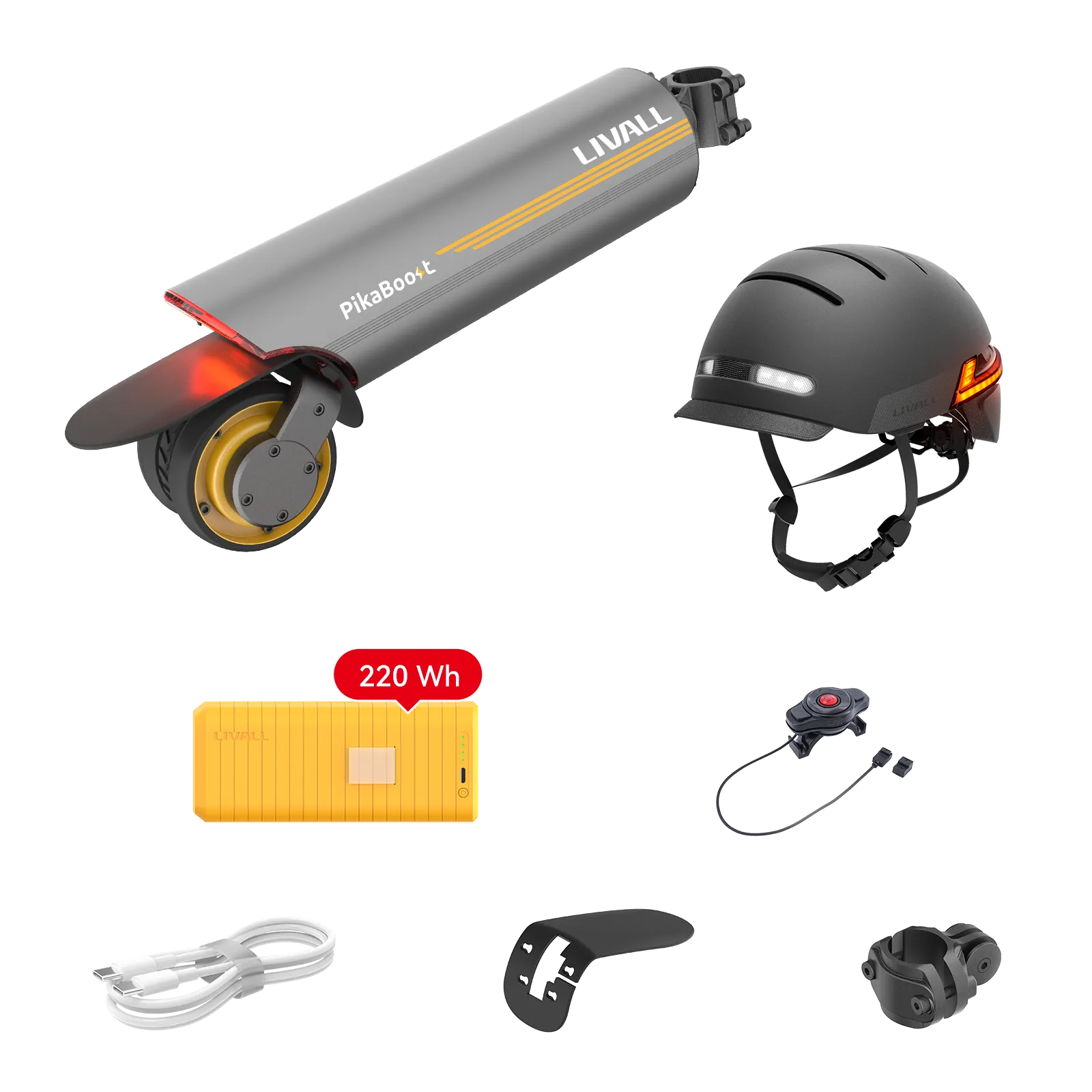 livall-pikaboost-2-powerful-kit-v-lo-casque-bh51m-neo-l-noir image 1