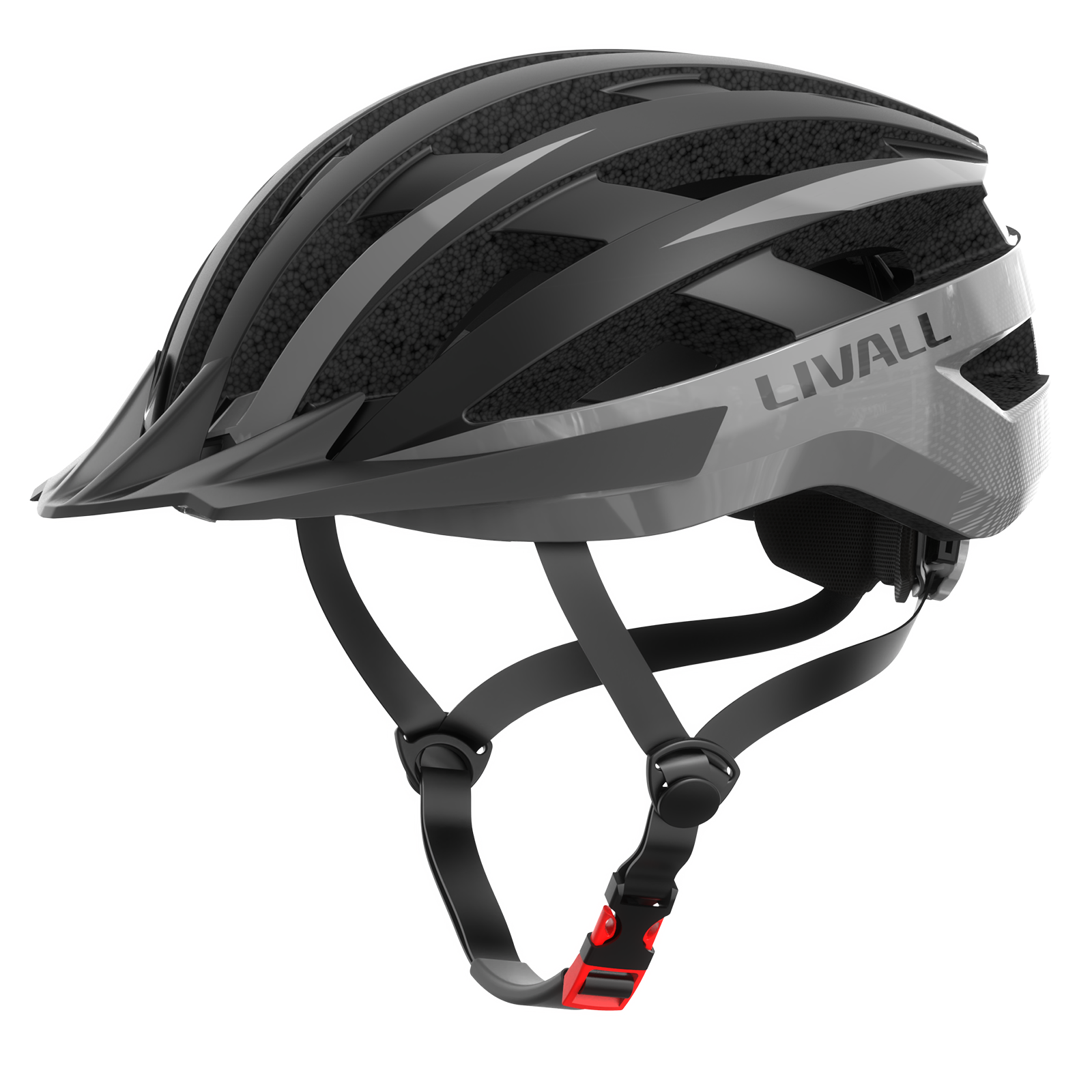 livall-mt1-neo-casque-vtt-route-bluetooth-noir-rouge-m image 3