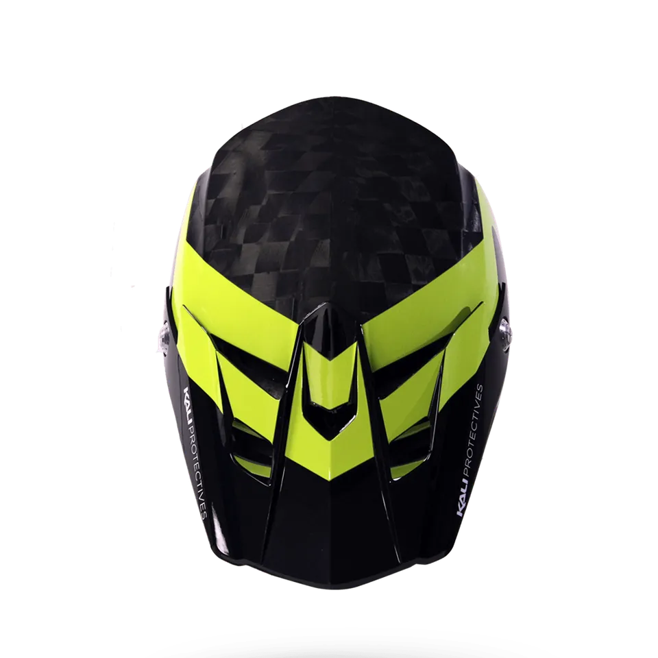 kali-trinity-visi-re-casque-noir-brillant-rechange image 1