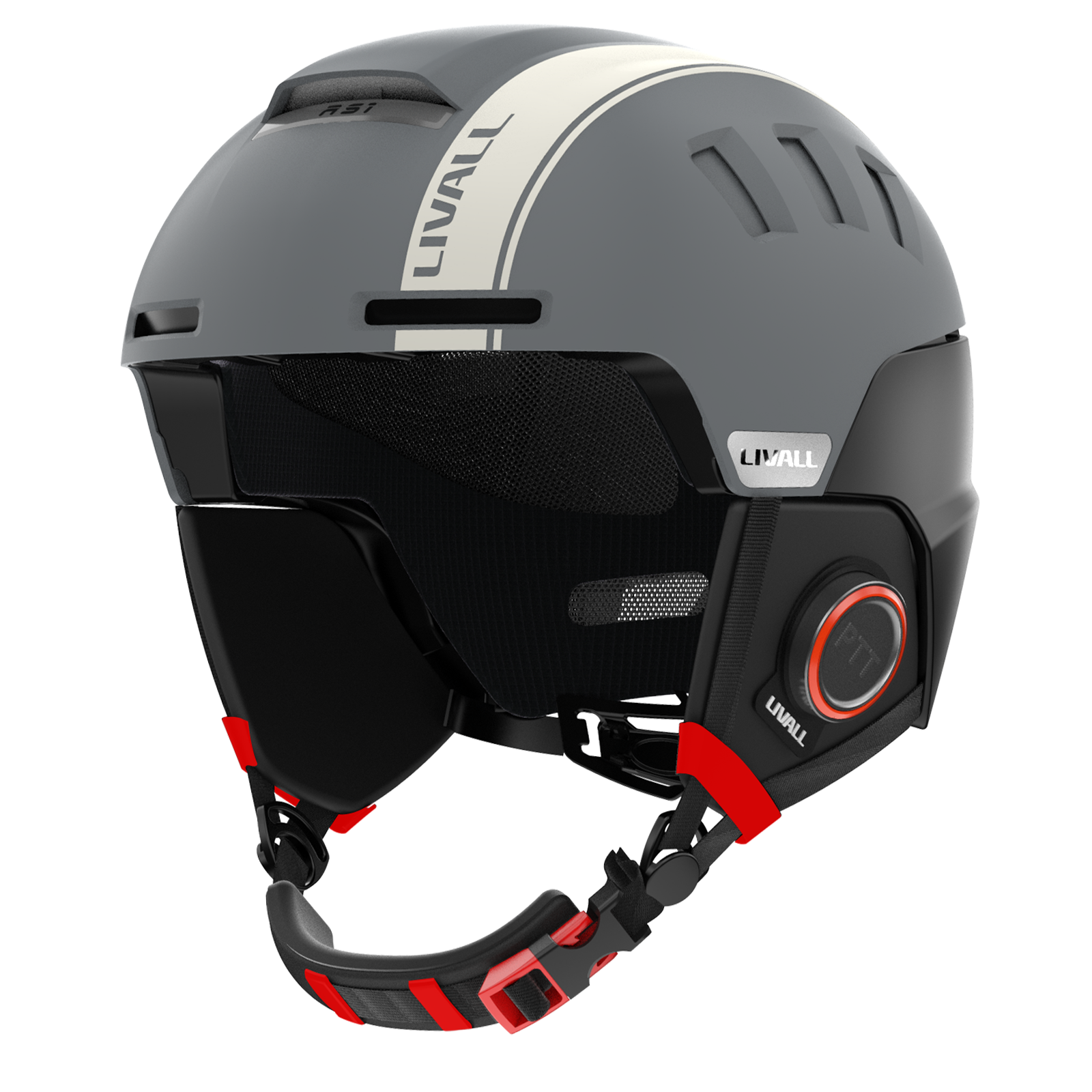 livall-rs1-casque-ski-graphite-black-m-bluetooth-sos image 1