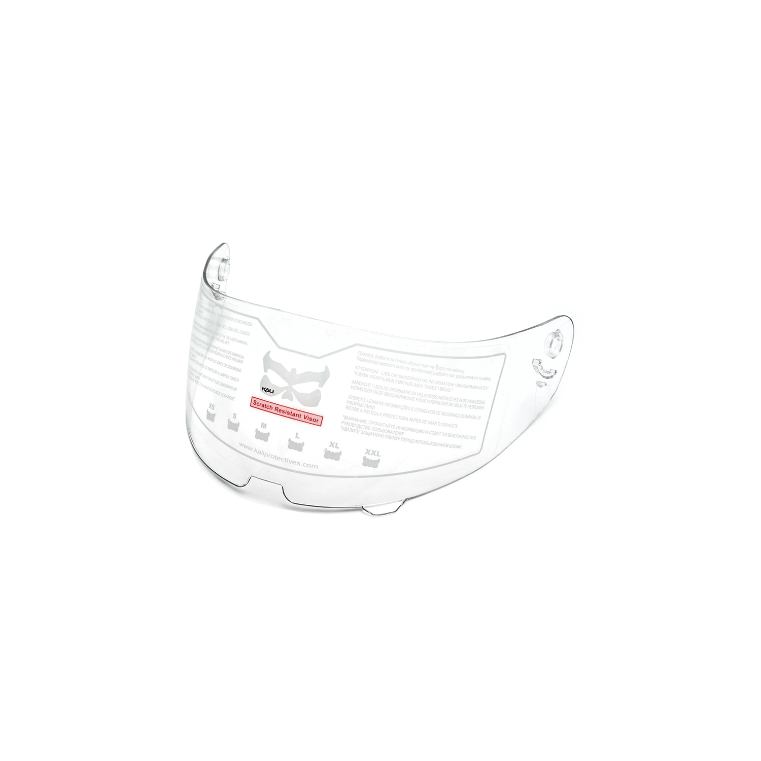 kali-naza-face-shield-visiere-moto-transparente-clear image 1