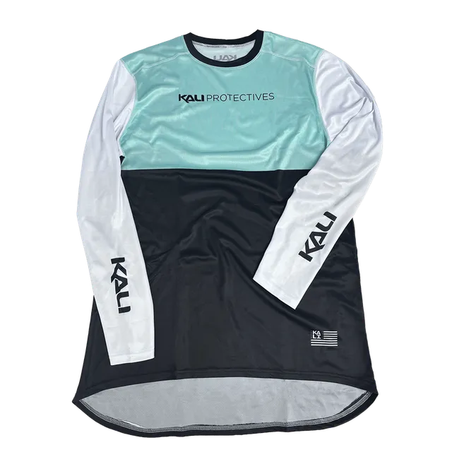 kali-podium-jersey-retro-seafoam-maillot-manches-longues-m image 1
