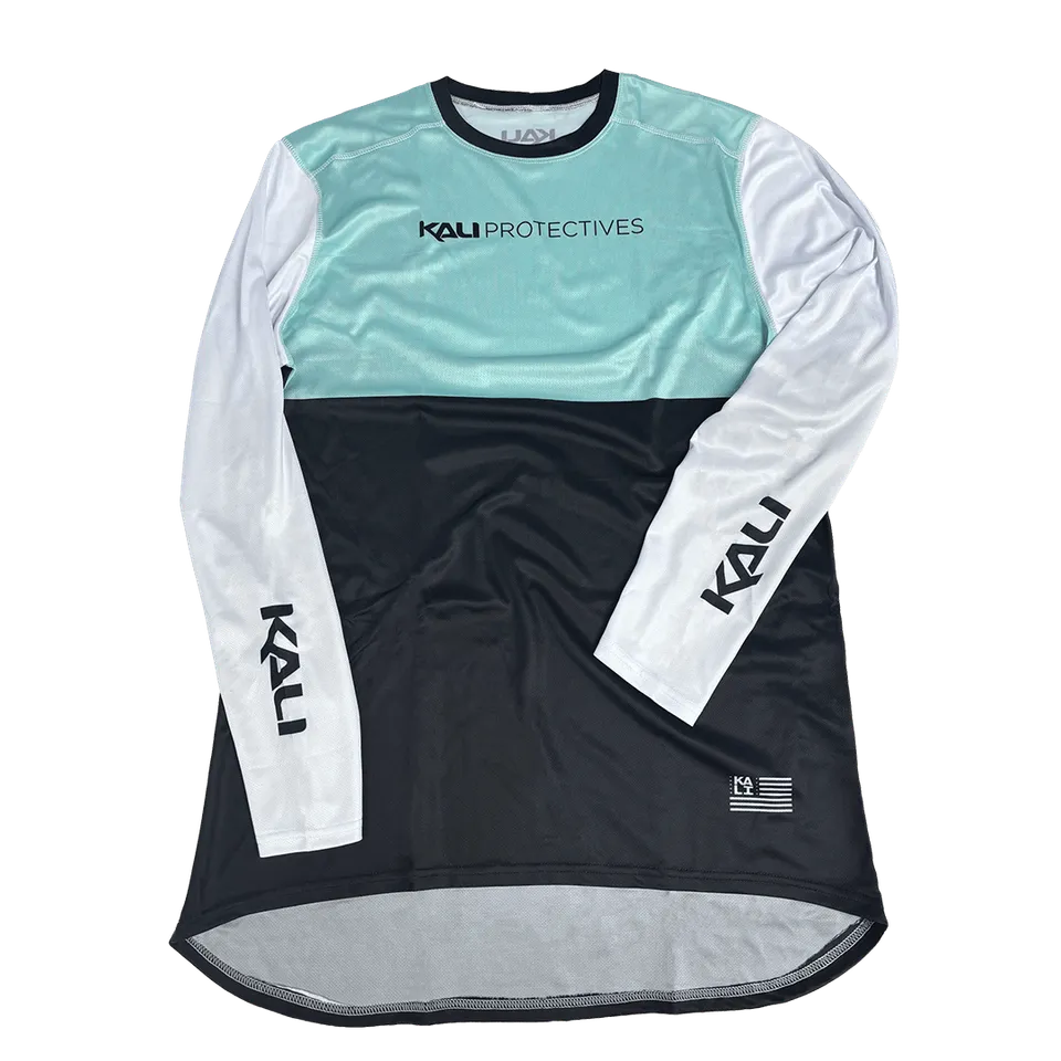kali-podium-jersey-retro-seafoam-maillot-manches-longues-m image 1