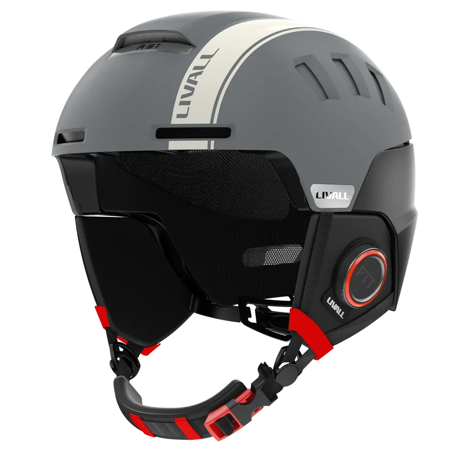 livall-rs1-casque-ski-graphite-black-m-bluetooth-sos image 1