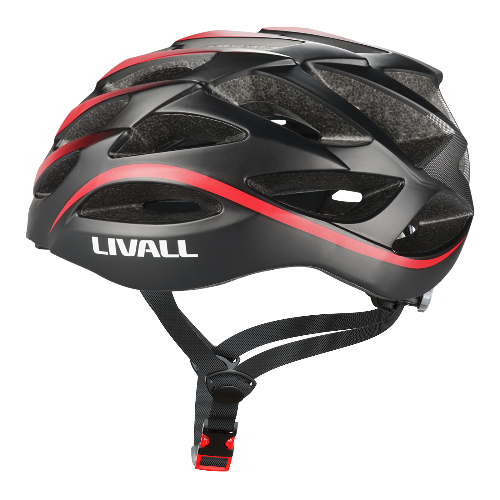 livall-bh62-neo-casque-v-lo-intelligent-noir-rouge-55-61-cm image 1