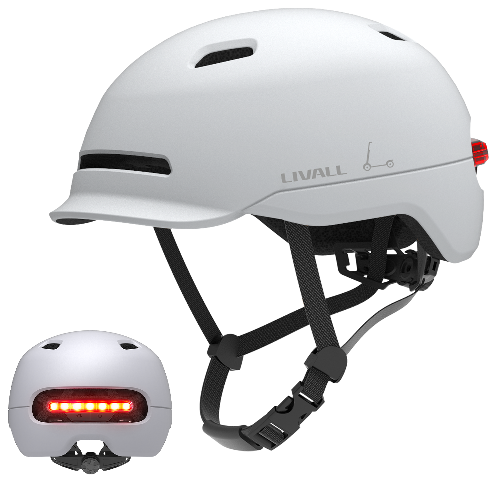 livall-c20-casque-v-lo-urbain-led-blanc-m-54-58 image 5