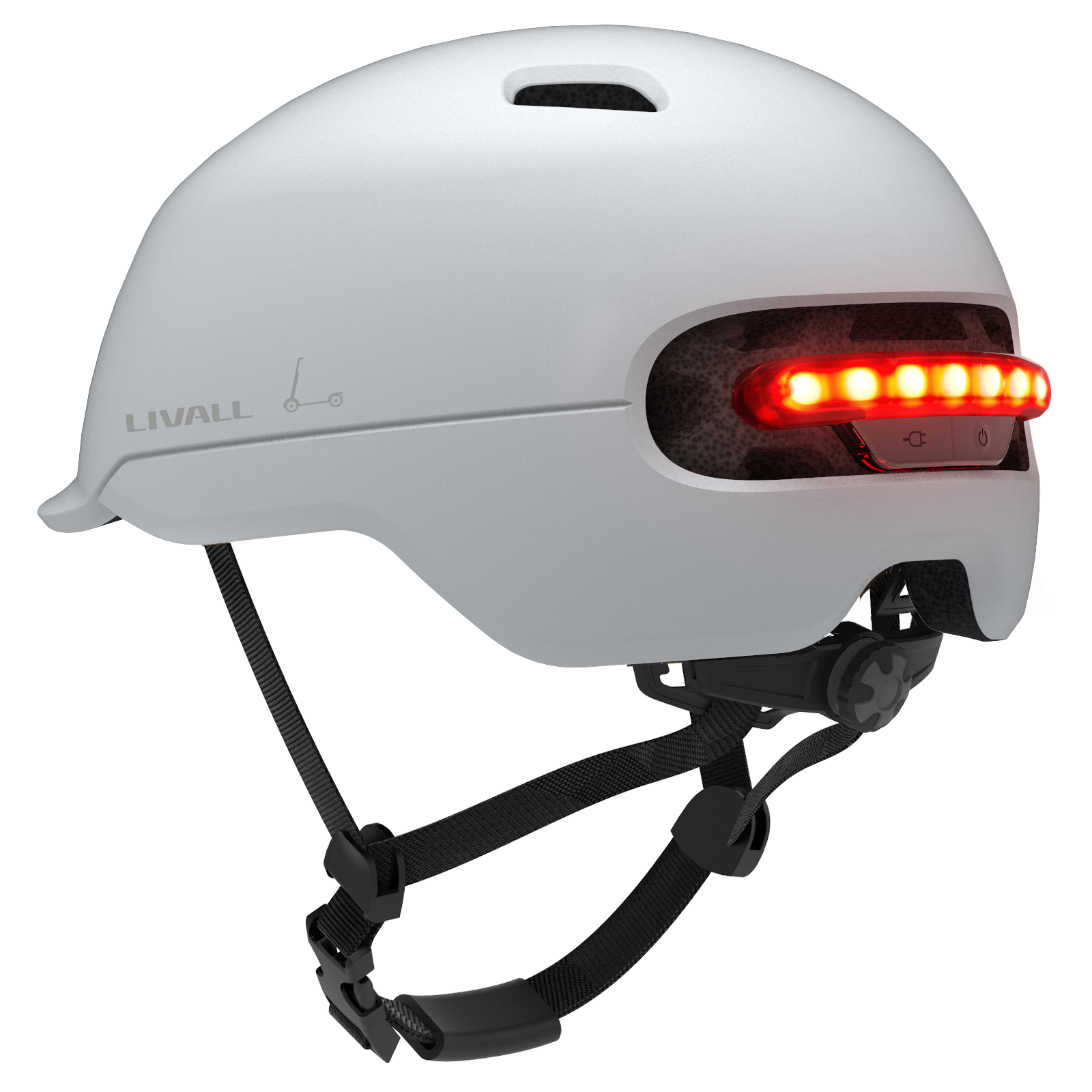 livall-c20-casque-v-lo-urbain-led-blanc-m-54-58 image 1