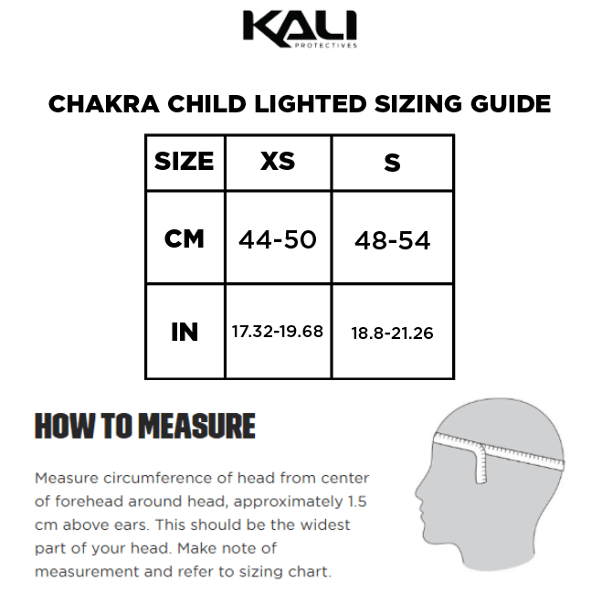 kali-chakra-child-lighted-casque-v-lo-enfant-xs-bleu image 2