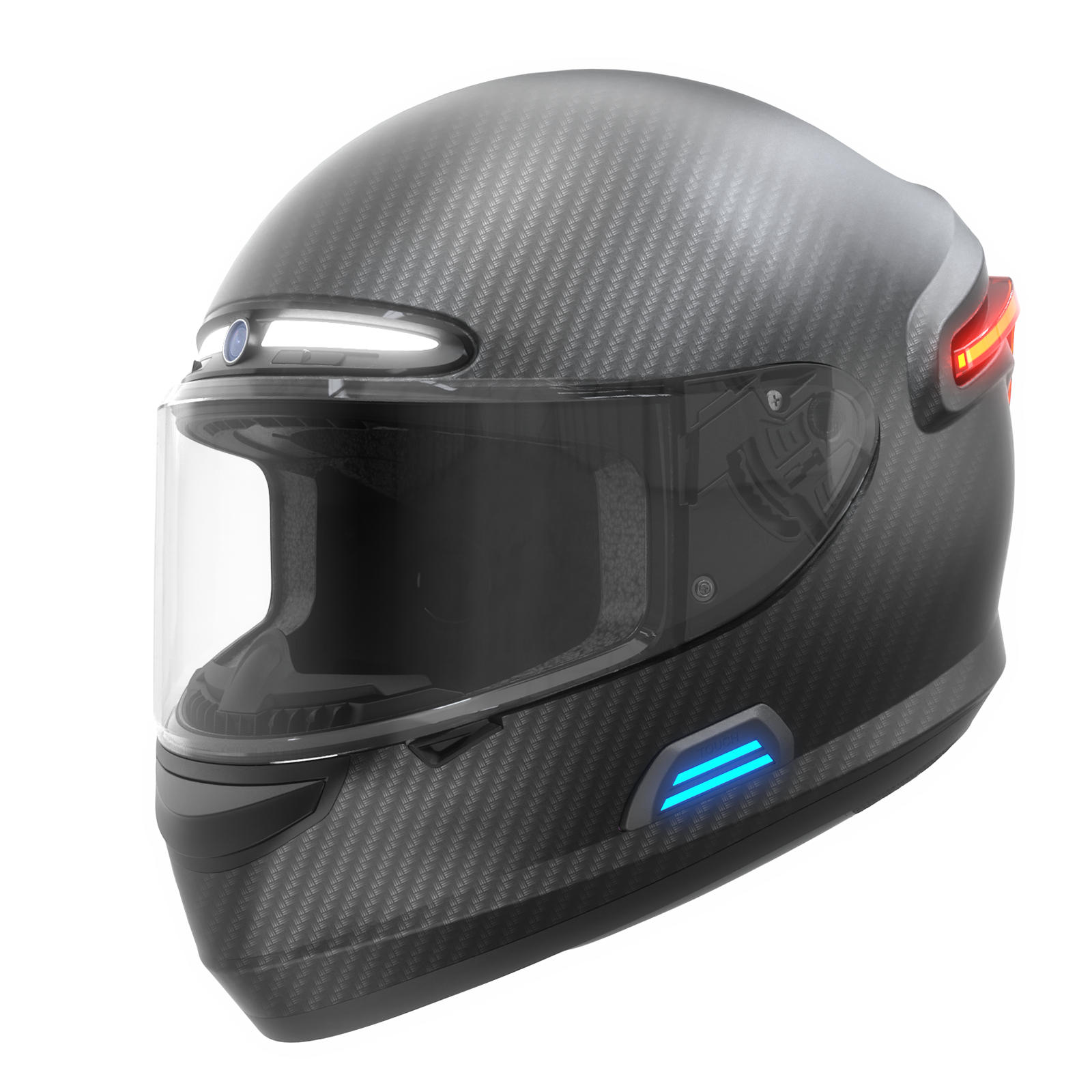 livall-mc1-pro-casque-moto-connect-noir-mat-l-58-59 image 1