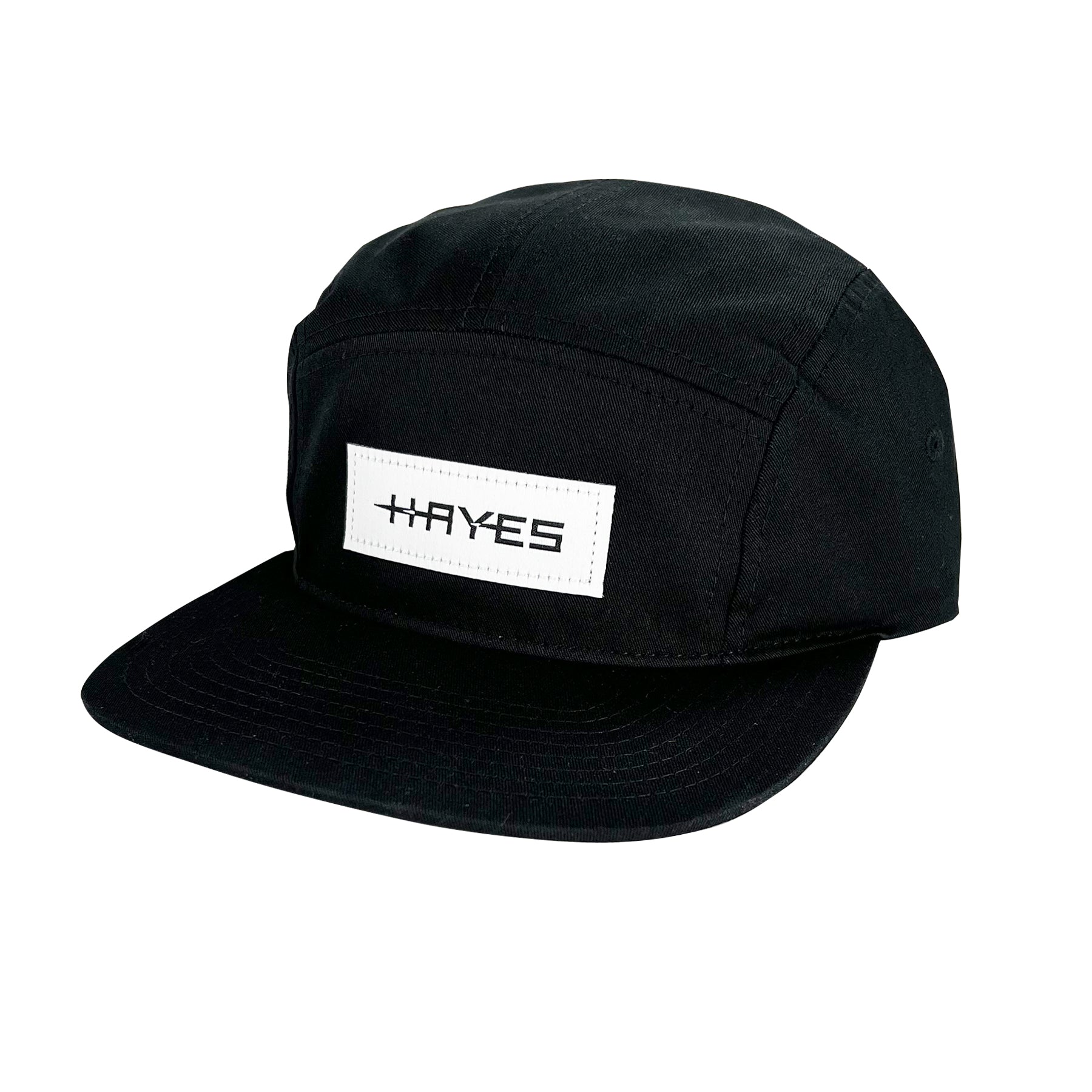 hayes-5-panel-hat-casquette-noire image 2