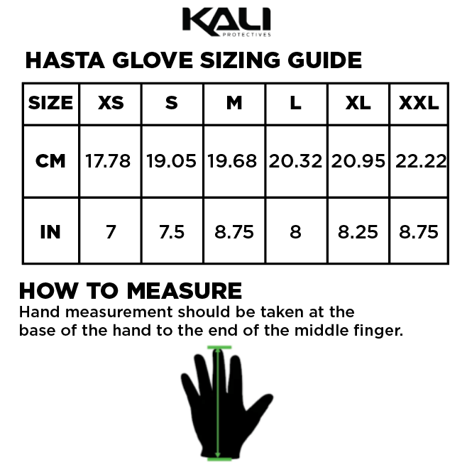 kali-hasta-glove-kali-logo-black-gants-vtt-xs image 2