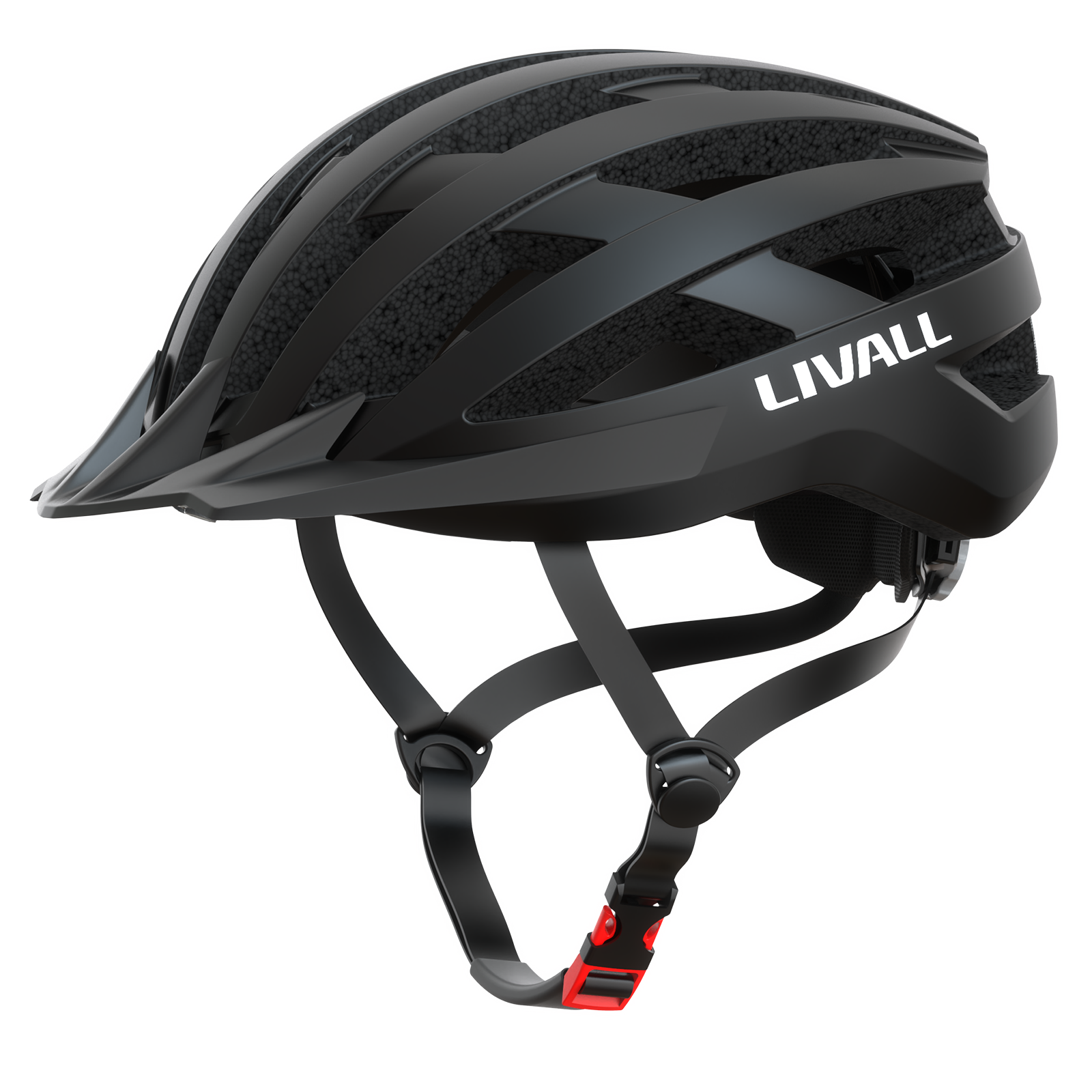 livall-mt1-neo-casque-vtt-route-bluetooth-noir-rouge-m image 1