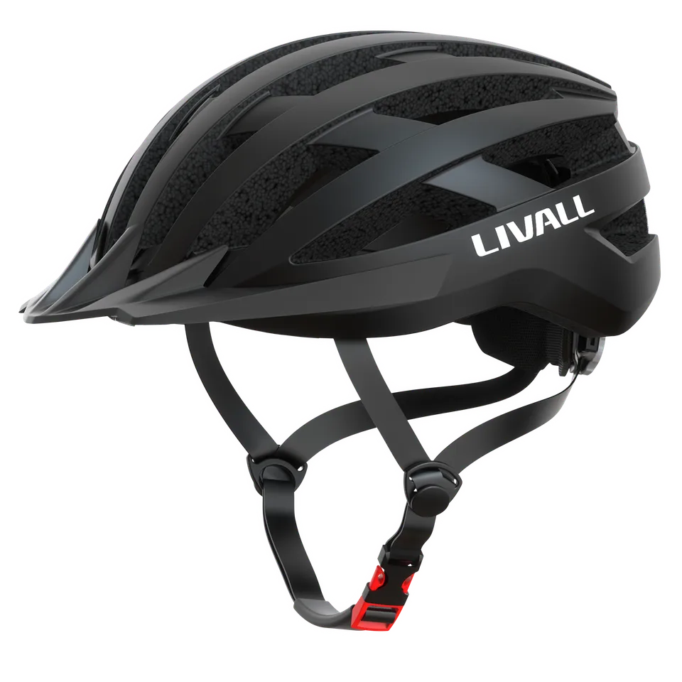livall-mt1-neo-casque-vtt-route-bluetooth-noir-rouge-m image 1